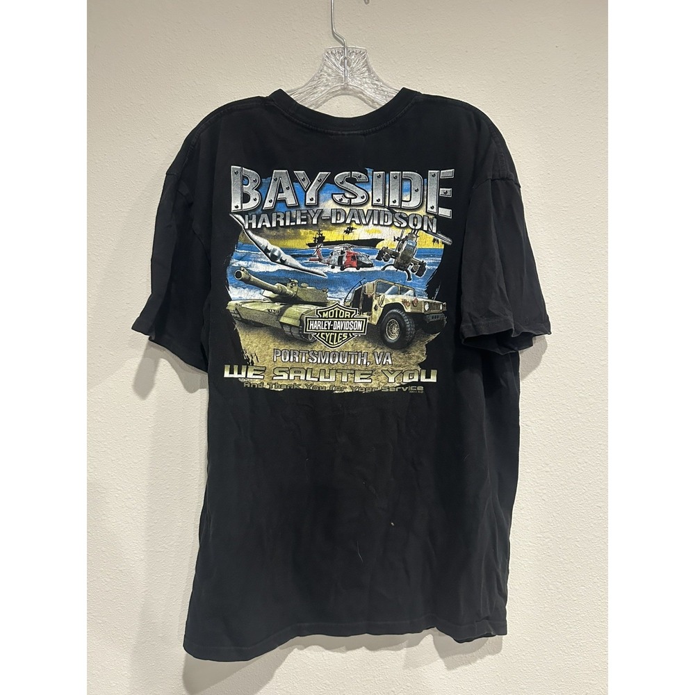 Harley‎ Davidson Portsmouth Virginia T Shirt Size Xl